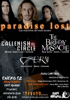 Paradise Lost The Birthday Massacre Asrai
