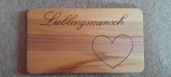 bereits graviertes Frühstücksbrettchen