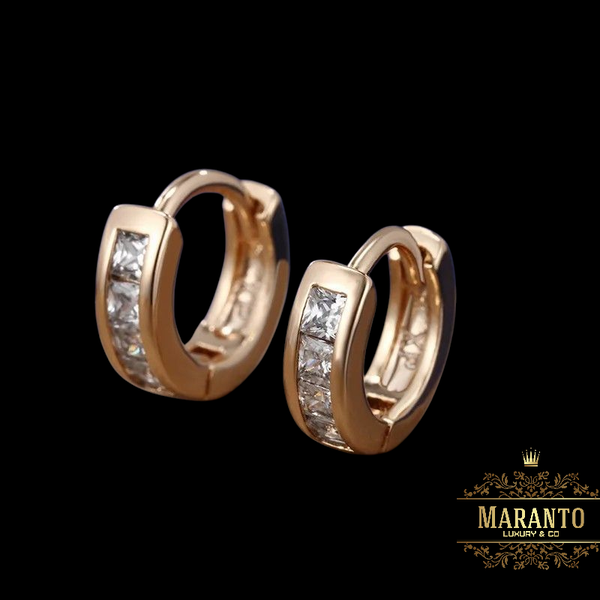 1 paar kleine geometrische creolen