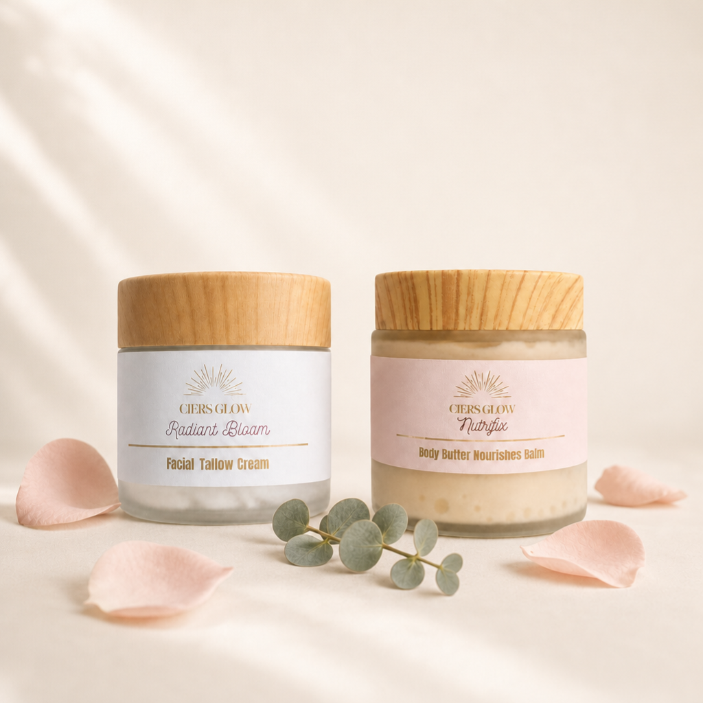 Dúo Esencial CIERS Glow Radiante Bloom + Nutrifix Balms — 2 oz + 4 oz
