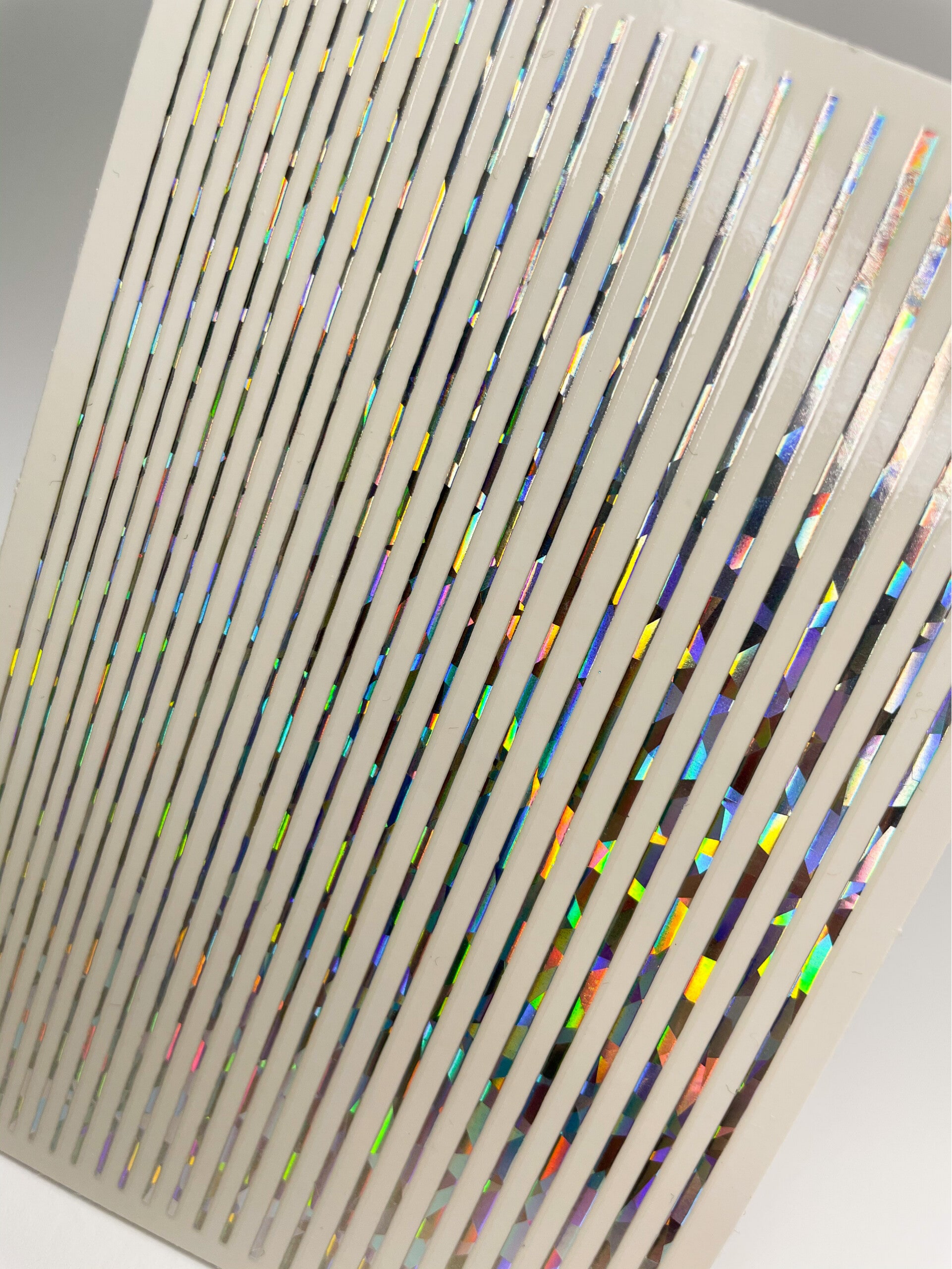 Flexi-Streifen „Silber Holographisch“