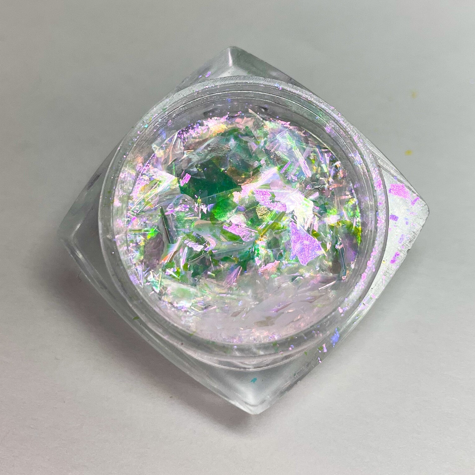 Aurora Flakes - irisierend Lila