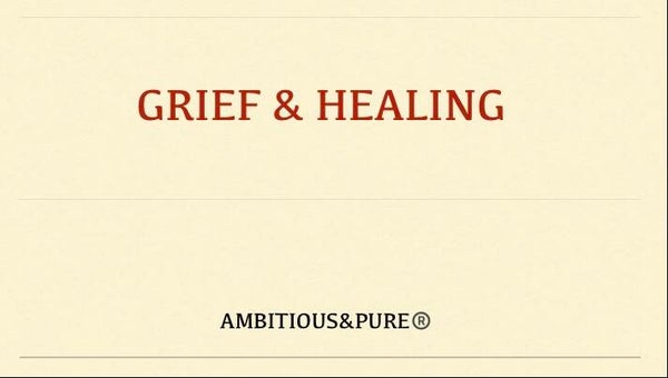 GRIEF & LOSS OF JOB HEALING