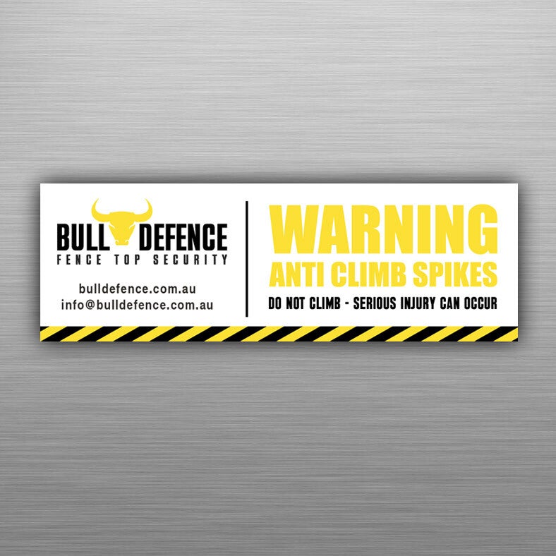 WARNING SIGN (SIZE: 300X100MM)