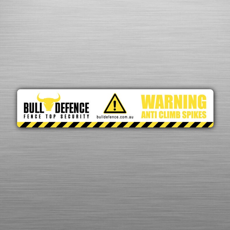 WARNING STICKER (SIZE: 170X33MM)