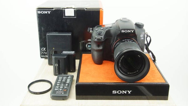 Sony a77ii nette spiegelreflex camera met accessoires, wifi, garantie!