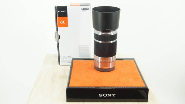 Sony 55-210mm sel E-mount tele lens Grijs. met Garantie!