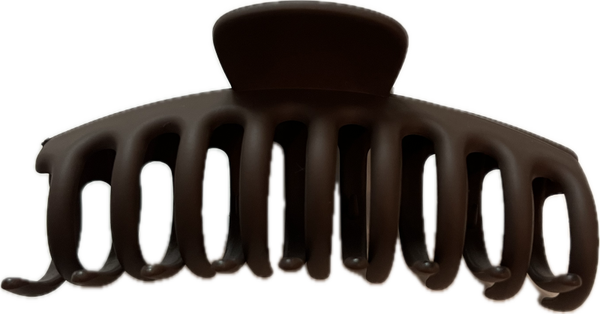 Dark Brown Banana Clip