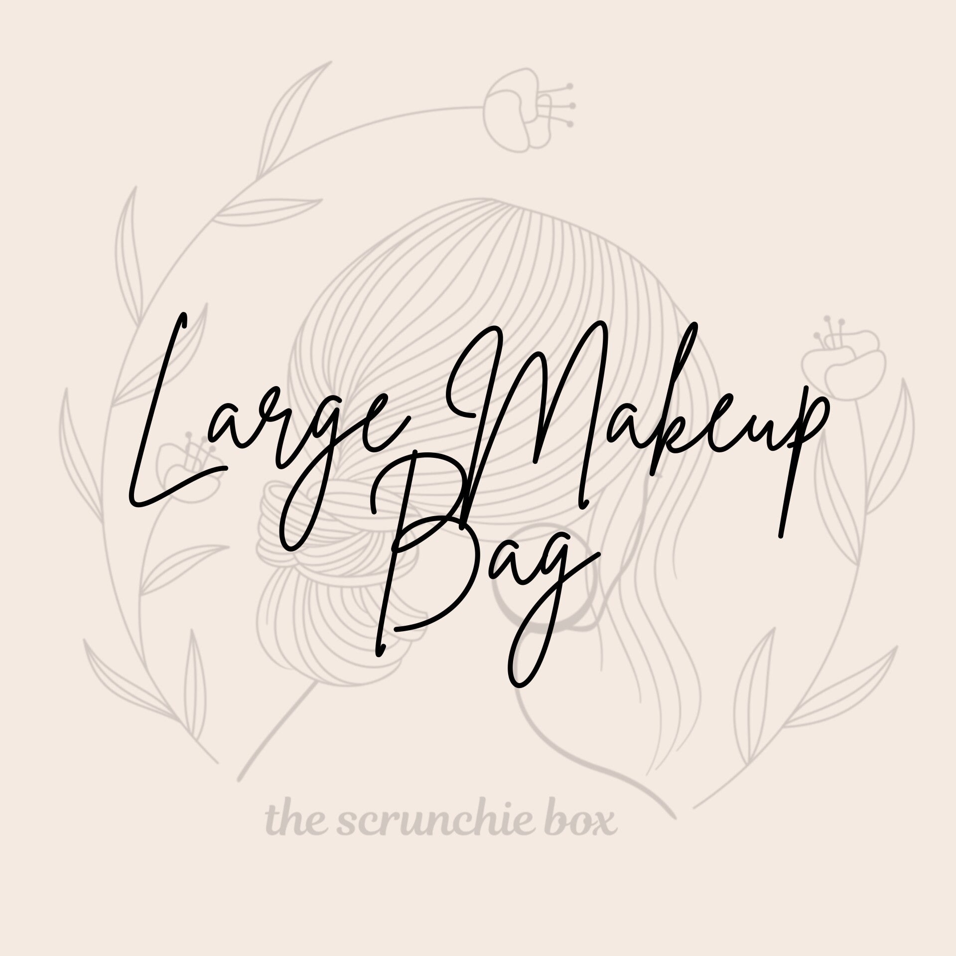 Large Makeup Bag