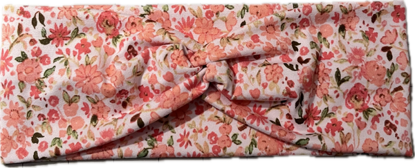 Pink Floral Headband