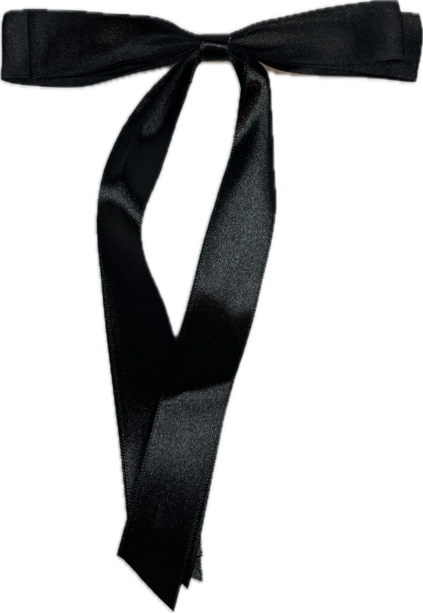 Black Minimalist Hairbow