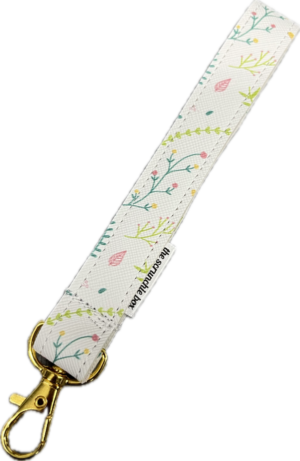Simple Flower Wristlet Keychain