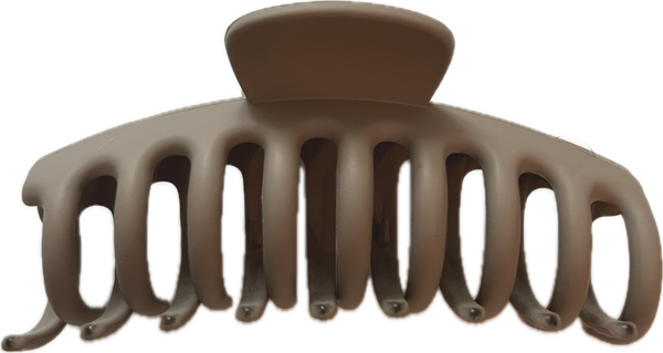 Dark Beige Banana Clip