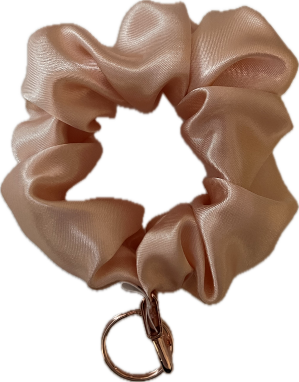 Gigi Satin Scrunchie Wristlet Keychain