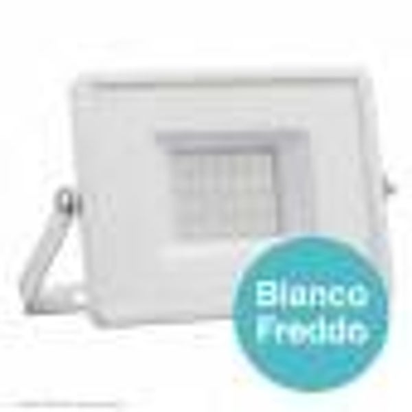 V-TAC PRO  FARO LED SMD 30W ULTRASOTTILE CHIP SAMSUNG DA ESTERNO COLORE BIANCO
