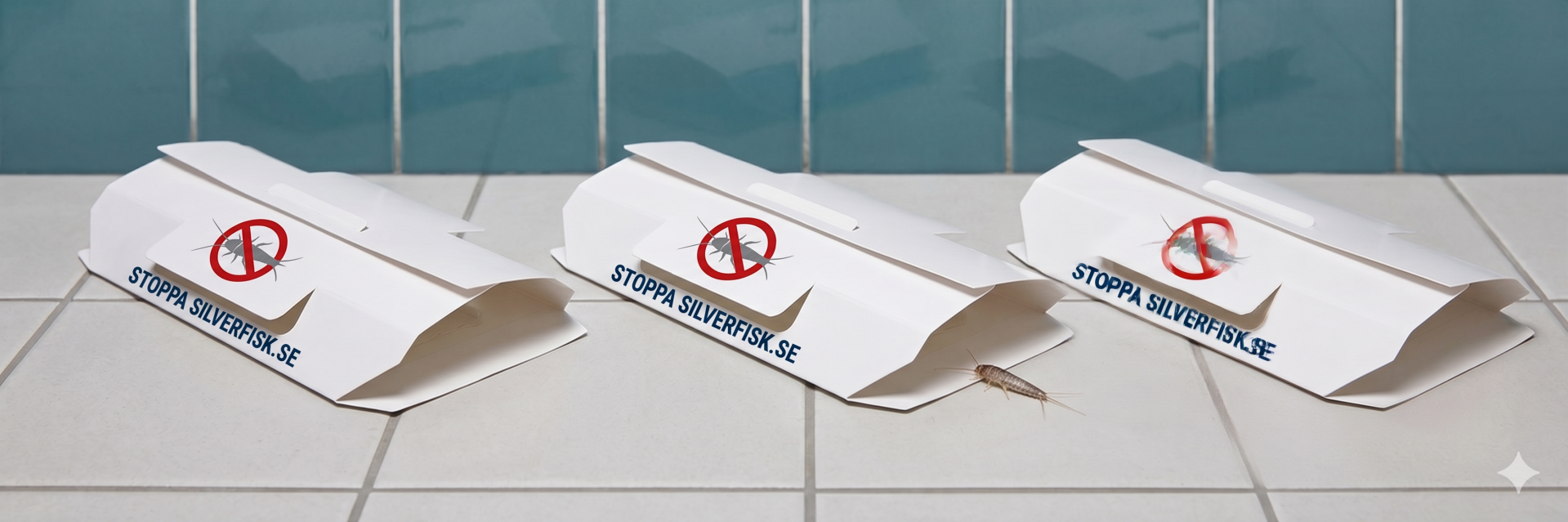 Silverfiskfälla 3-pack