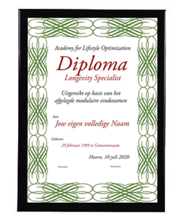 Diploma Longevity Specialist