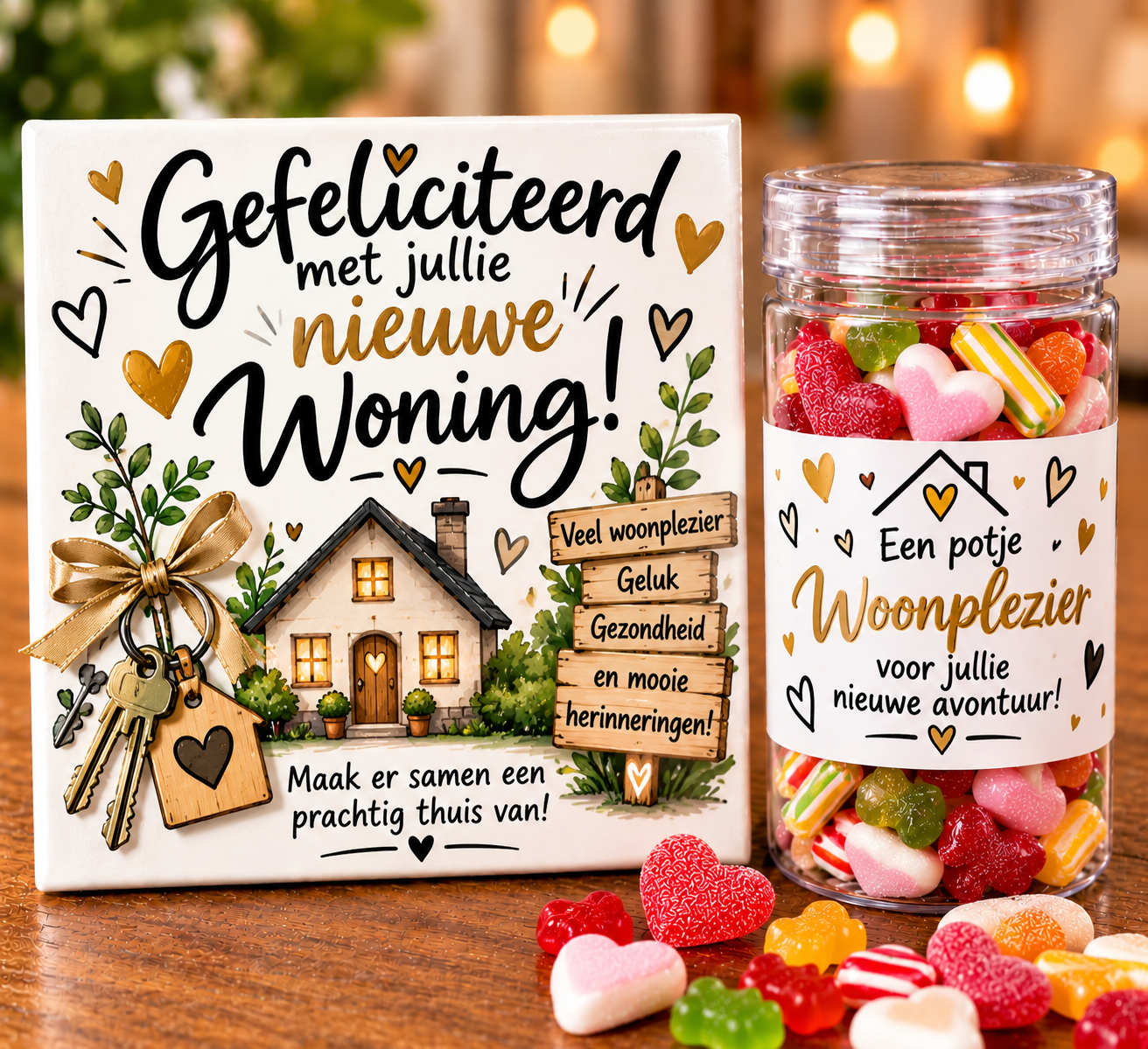 Nieuwe woning tegel