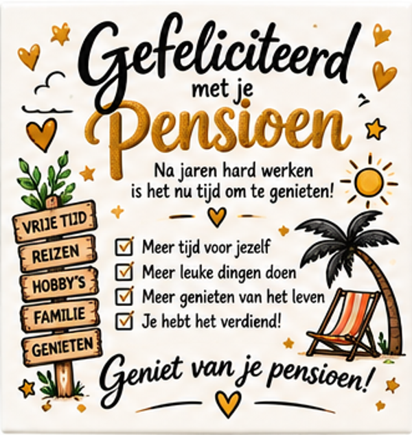 Pensioen tegel