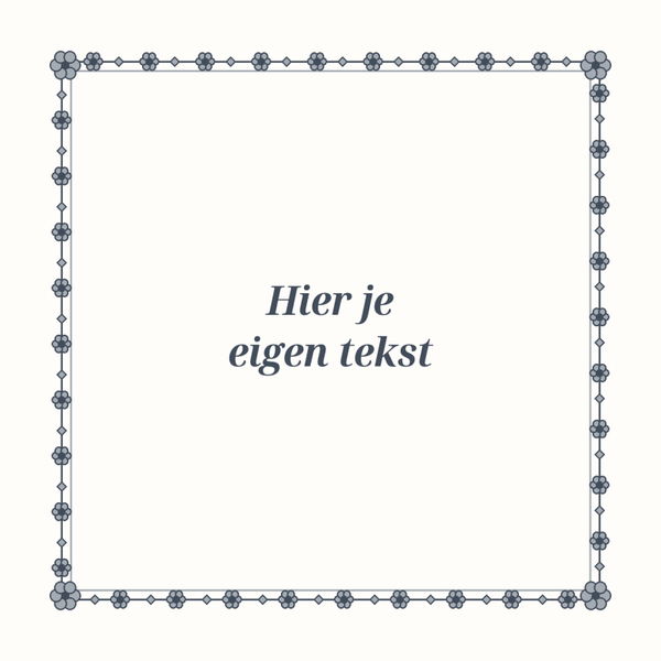 Tegel klassieke bloem