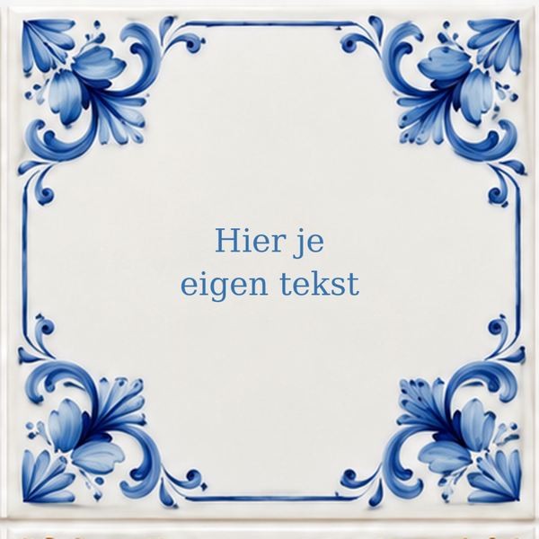 Tegel licht blauw