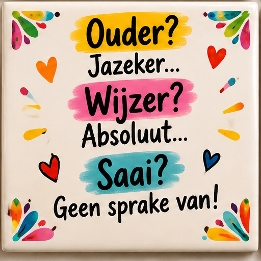 Verjaardag tegel 5