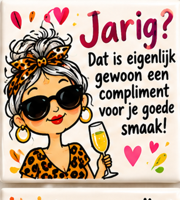 Verjaardag tegel 7