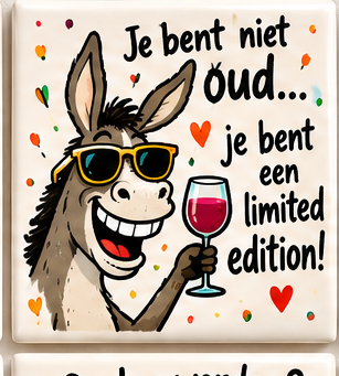 Verjaardag tegel 8