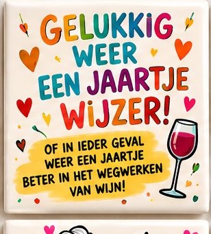 Verjaardag tegel 9