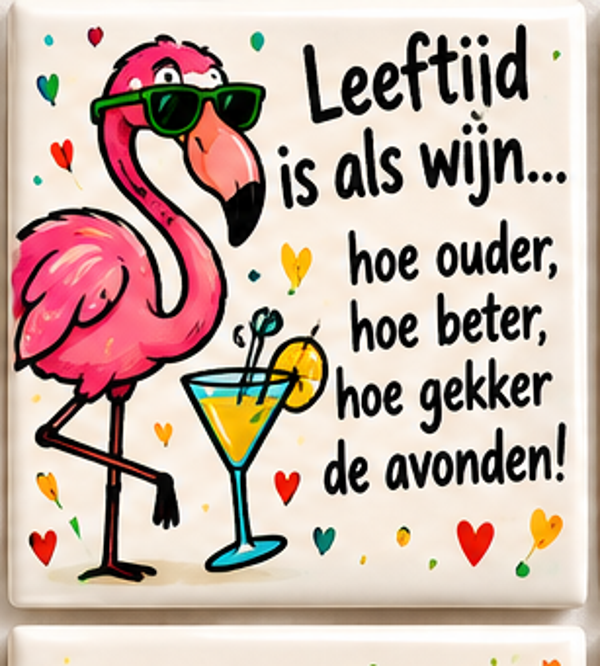 Verjaardag tegel 10