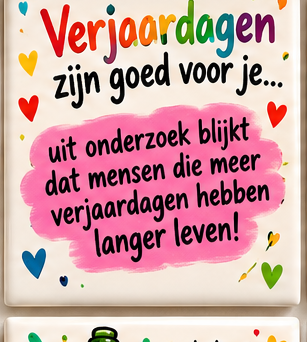Verjaardag tegel 15