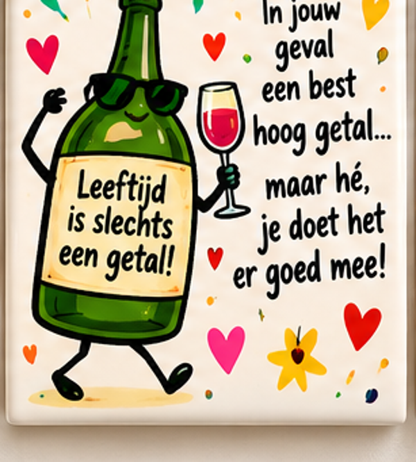 Verjaardag tegel 20
