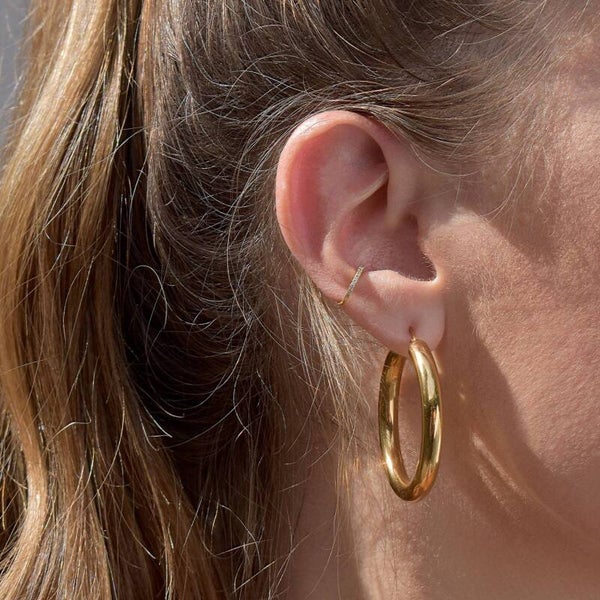 Mai Desiree Celine Chunky Gold Hoop Earrings