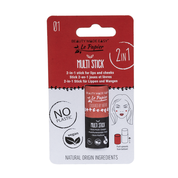 Beauty Made Easy Multi-Stick 2-in-1 | Rood