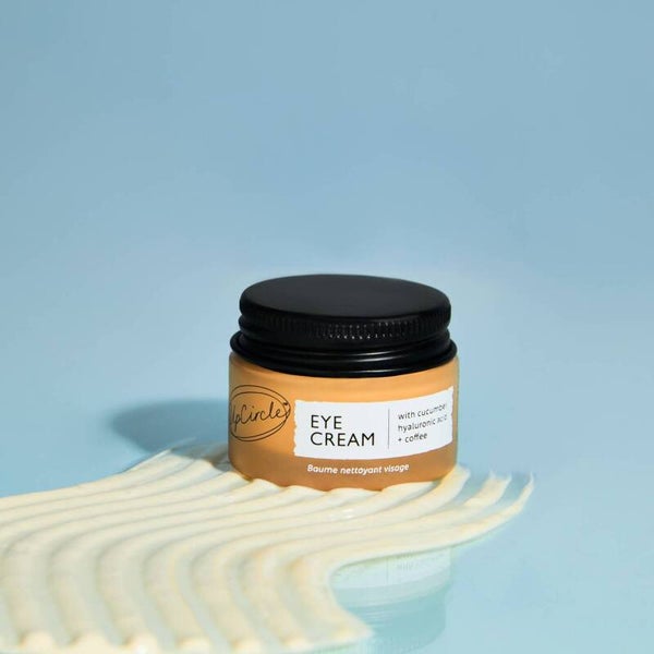 UpCircle Eco Spa Vegan Oogcrème met Komkommer, Hyaluronzuur + Koffie