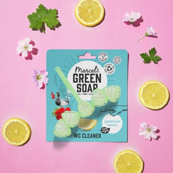 Marcel's Green Soap Toiletblok Geranium & Citroen (250 spoelbeurten)