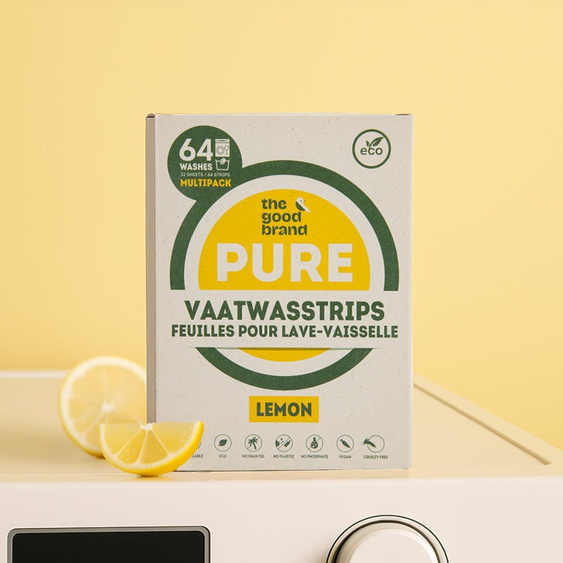 The Good Brand Vaatwasstrips Lemon Fresh | 64 wasbeurten