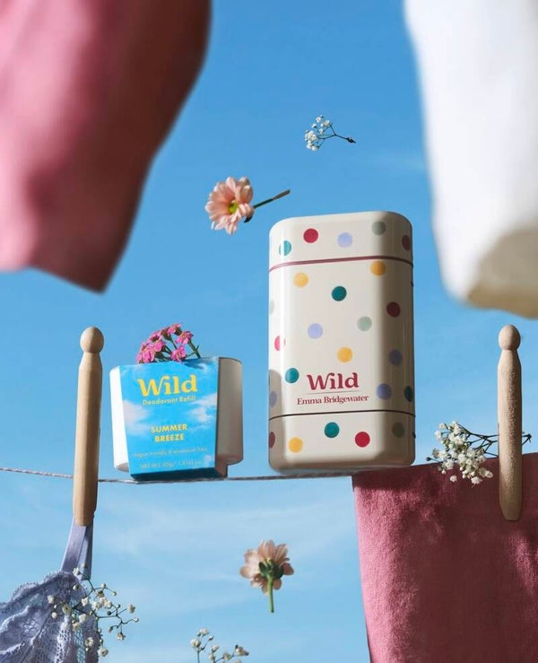 Wild Deodorant – Herbruikbare Aluminium Case | Polka Dot
