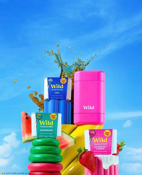 Wild Deodorant – Herbruikbare Aluminium Case | Felroze