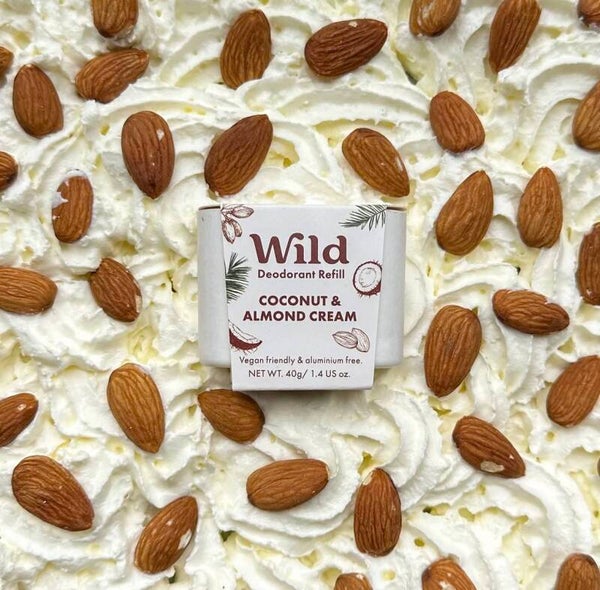 Wild Deodorant Navulling | Kokos- en amandelcrème