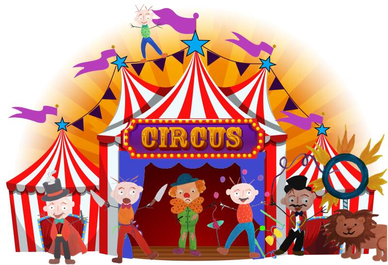 Themakoffer circus jufke feestkoffer