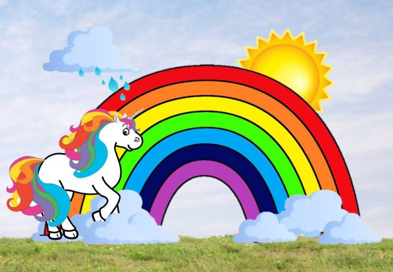 Eenhoorn Unicorn themakoffer Jufke Feesstkoffer