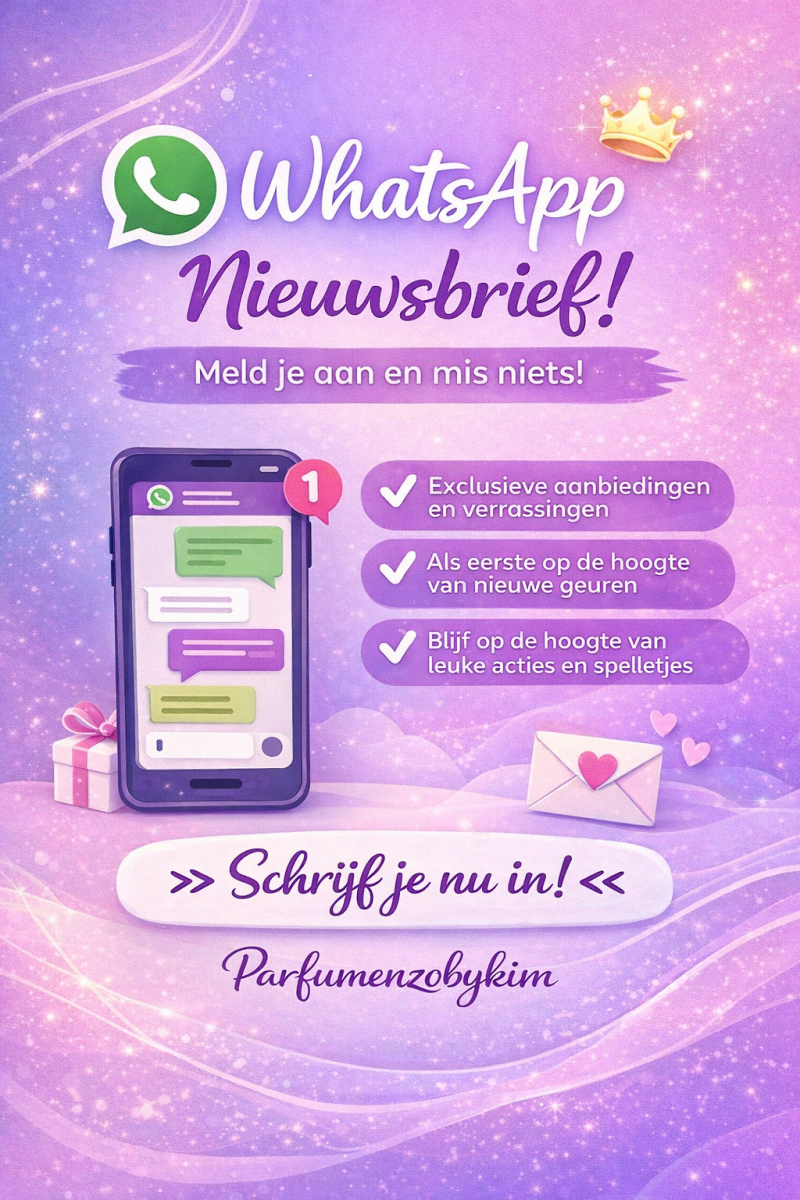 WhatsApp nieuwsbrief Parfum & Zo by Kim