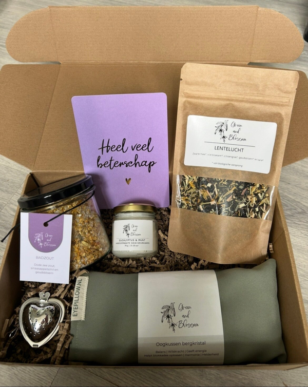 Beterschap luxe cadeaubox – vol ontspanning & aandacht