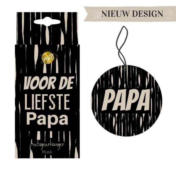 Autogeurhanger Papa – Cadeau voor Vader