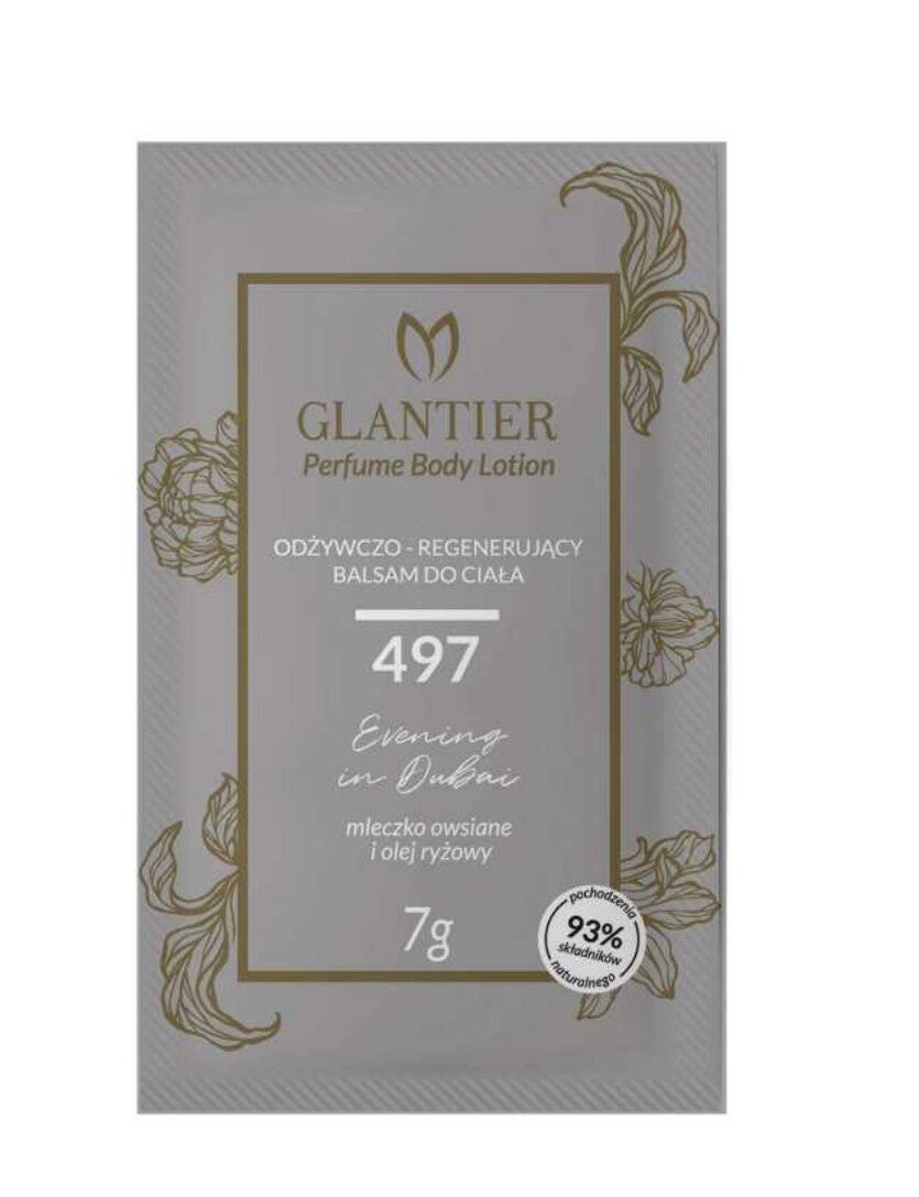 Glantier l Dames bodylotion sample