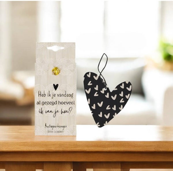 Autogeurhanger-Hoeveel ik van je hou