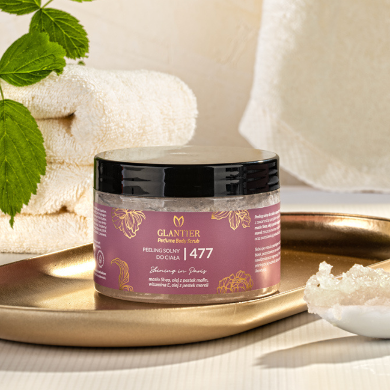 Glantier Bodyscrub 477 – Verzorgende Bodyscrub met Parfumgeur