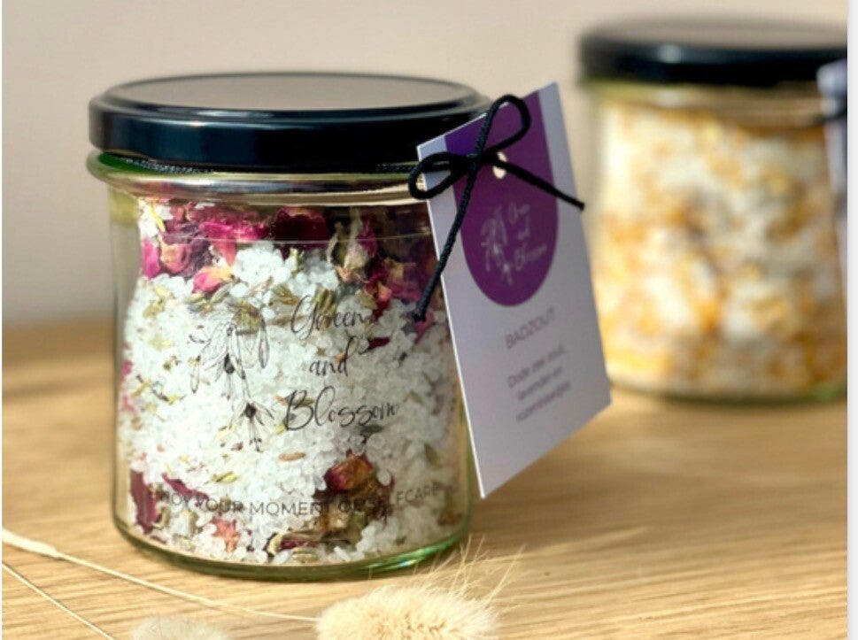 badzout met natuurlijke ingrediënten