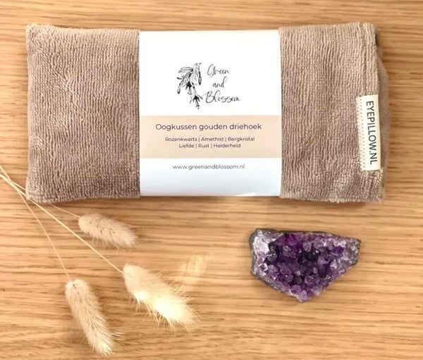 Oogkussen l Lavendel en gouden driehoek